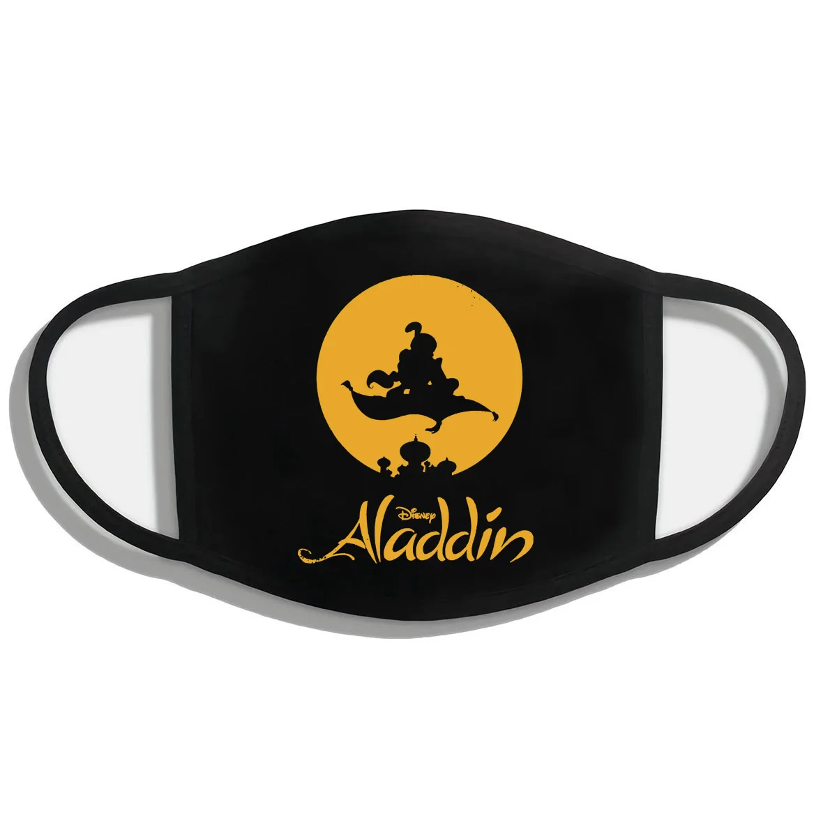 Аладдин волшебный ковер езда силуэт графическая Новинка Мужская маска 100% хлопок