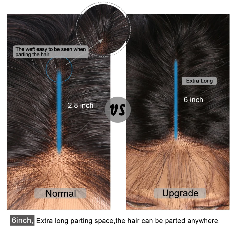 SMD 13*6 фронтальные человеческие волосы парики для черных женщин Remy бразильские