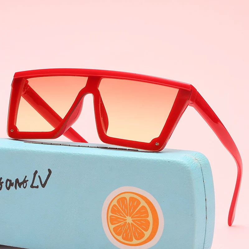 

Fashion Big Frame Square Sunglasses Children Classic Boys Girls Brand Design Kids Sun Glasses Over Sized Plastic Glasses Uv400