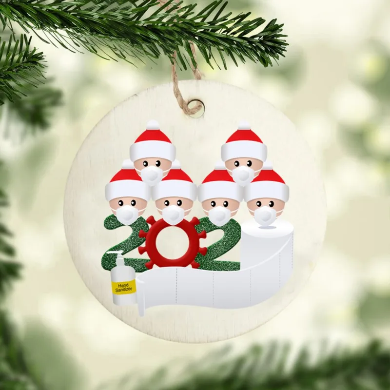 

2021 New Year Good Wishes Christmas Birthdays Party Decoration Gift Product Personalized Hanging Ornament For Family A