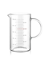 1000ml glass handle graduated beaker high borosilicate high temperature thickening heat resistant experimental measuring cup