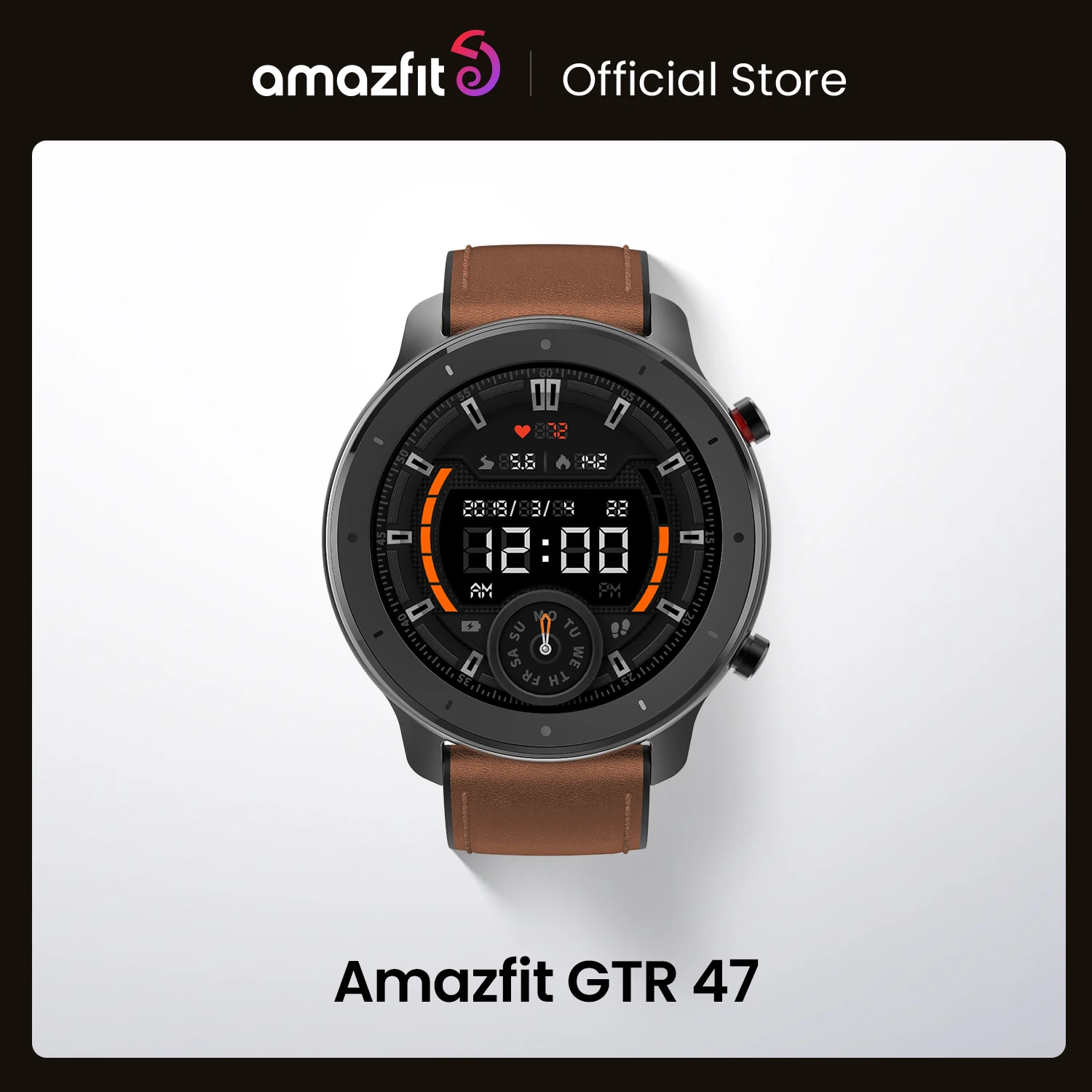  Умные часы Amazfit GTR 47 мм, 5 АТМ, новые умные часы с длинным аккумулятором, управление музыкой для телефонов Android и IOS 