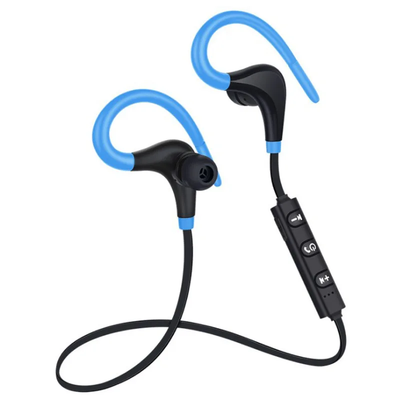 blue1 Беспроводные Bluetooth наушники Металлические Магнитные стерео спортивные басы Беспроводная гарнитура наушники с микрофоном наушники для всех телефонов - Цвет: blue1