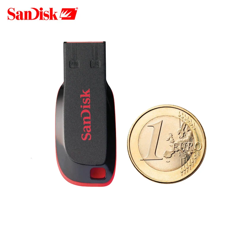 Sandisk Оригинальный мини USB флеш-накопитель 64 ГБ 128 USB2.0 высокоскоростной