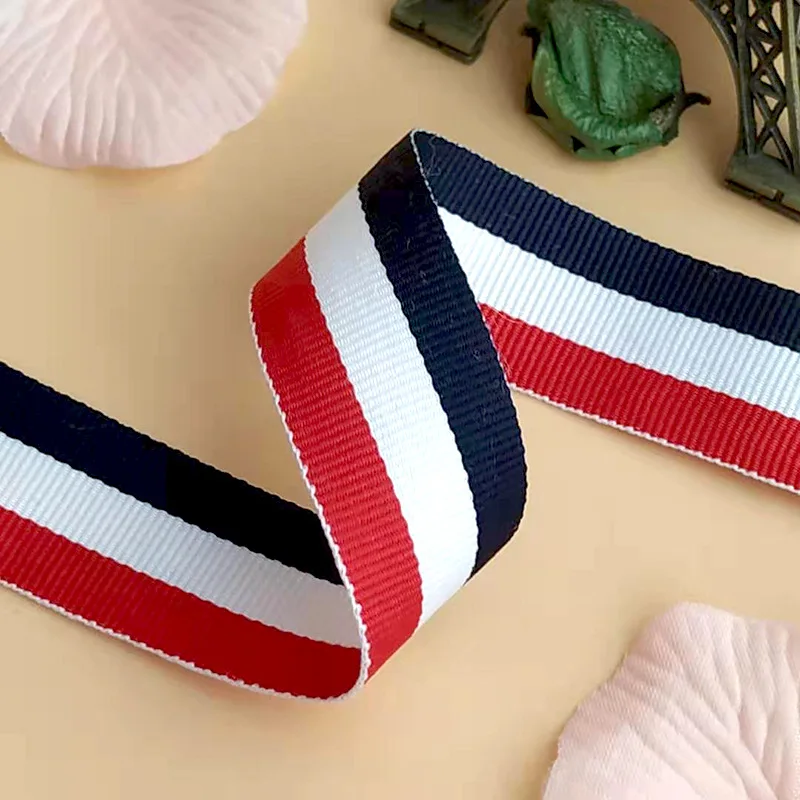 Прямая продажа от производителя трехцветная переплетенная лента ремень для
