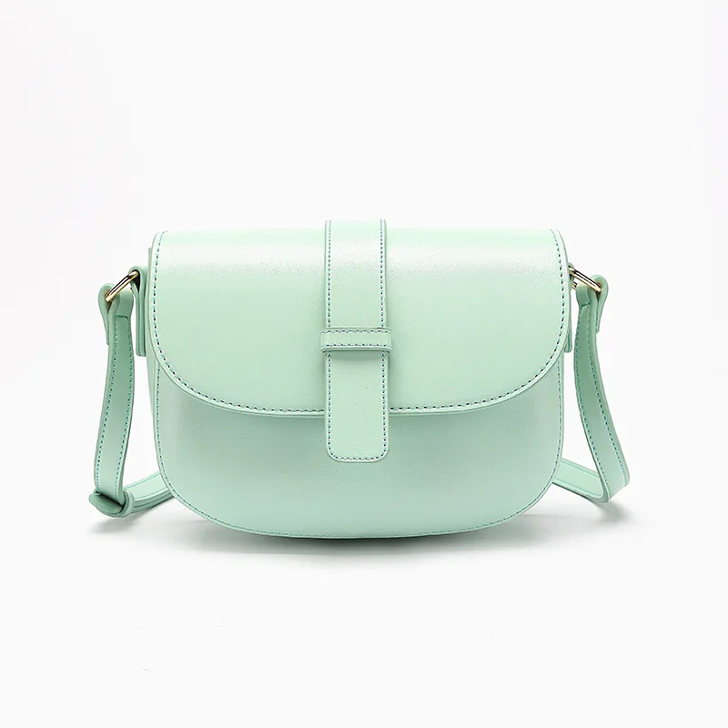 

Shoulder Bags For Women 2020 Luxury Female Saddle Bags PU Vintage Cross Bag Female Solid Color Simple Ladies Shoulder Handbag