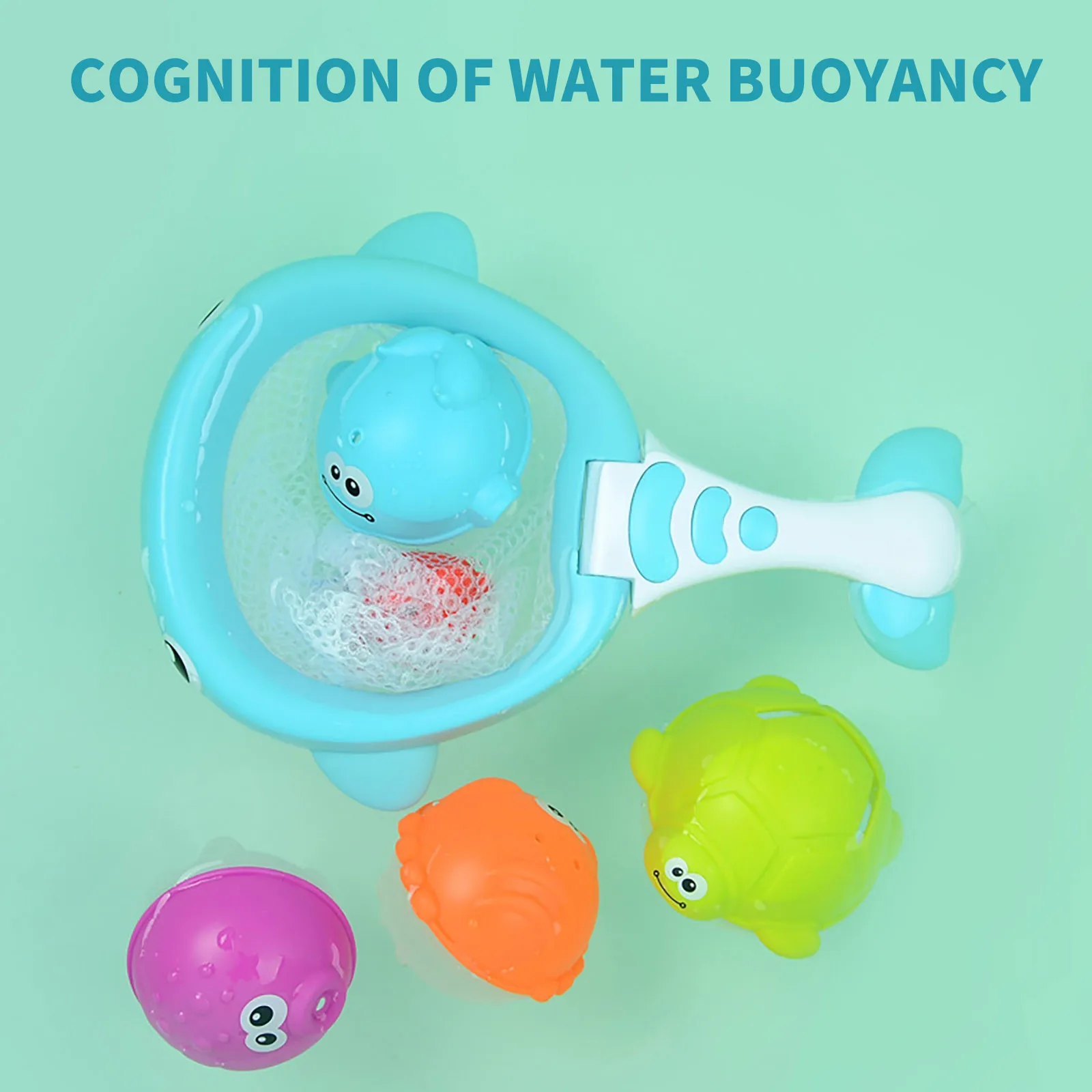 

Рыболовная игрушка для ванной, плавающая резиновая Мягкая рыболовная сеть в комплекте, душевая ванна, детские летние игрушки для игр в воде,...