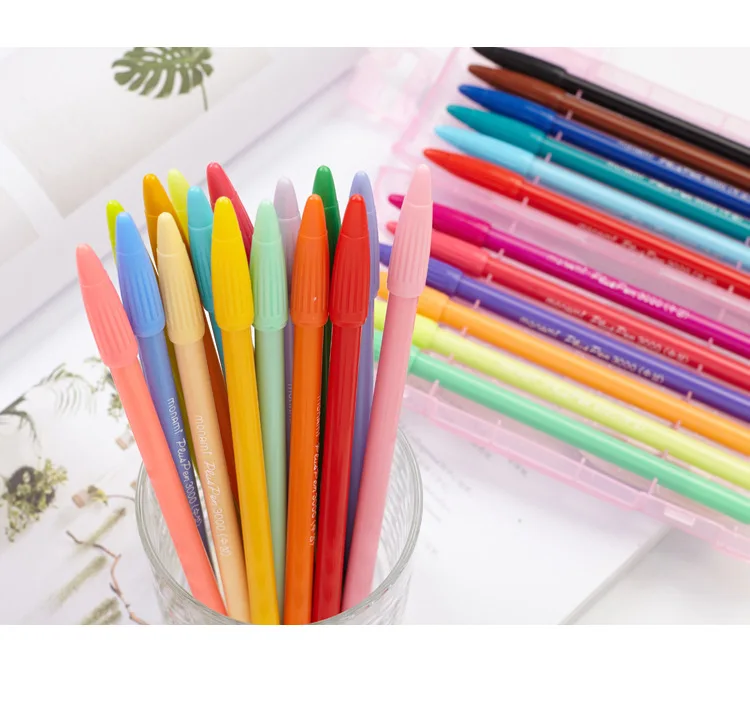 Ручка для рисования Monami 3000 с фетровым наконечником 0 3 мм ручка водного цвета