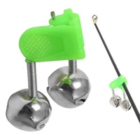 bite alarms fishing rod bells fishing accessory rod clamp tip clip bell ring for vibrate and cause bells to ring