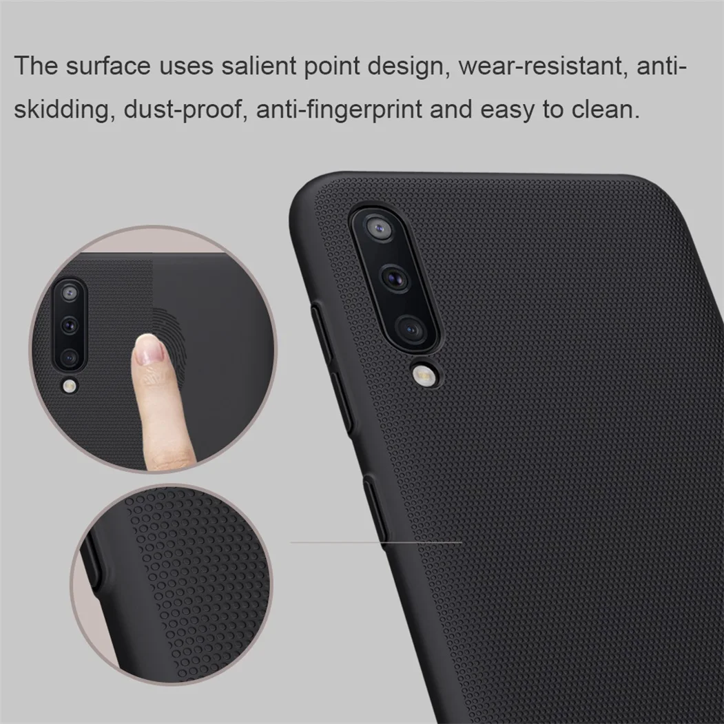 Для samsung Galaxy A50 A50S A10 A20 A30 A30S A40 A60 A70 M40 чехол Nillkin жесткая Матовая защитная накладка на заднюю панель из поликарбоната для samsung A50 чехол