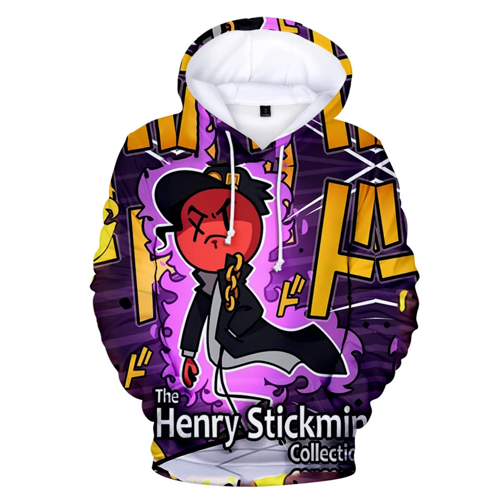 

Creative Sweatshirt Men/Women Harajuku Hoodies Casual Hooded 3D Print The Henry Stickmin Collection Pullovers Men-Pullovers