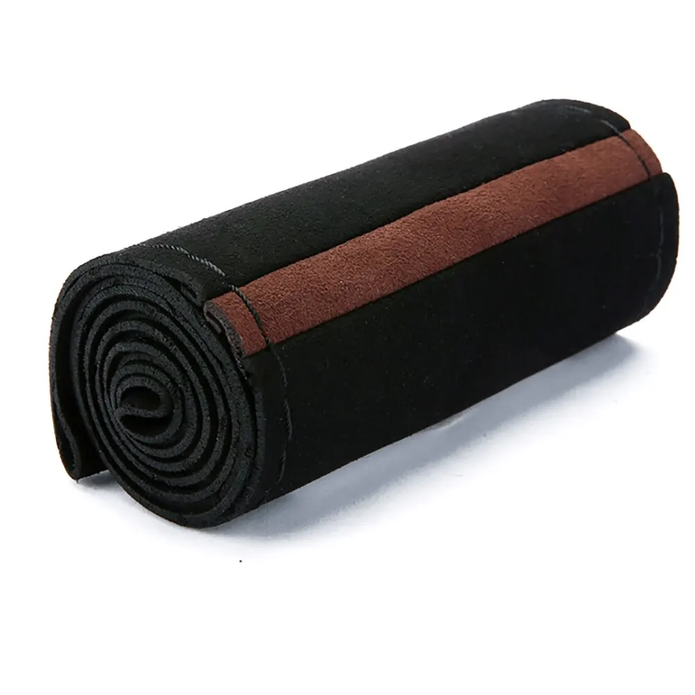 38 см Универсальный Авто чехол на руль дышащая замша ручная швейная оплетка