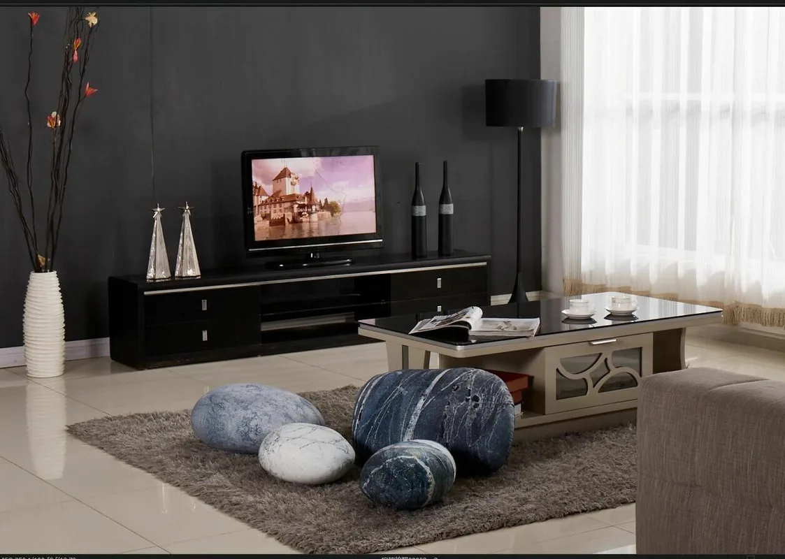 Набор 6 штук в партии с рисунком галечный камень подушки Рок декоративные