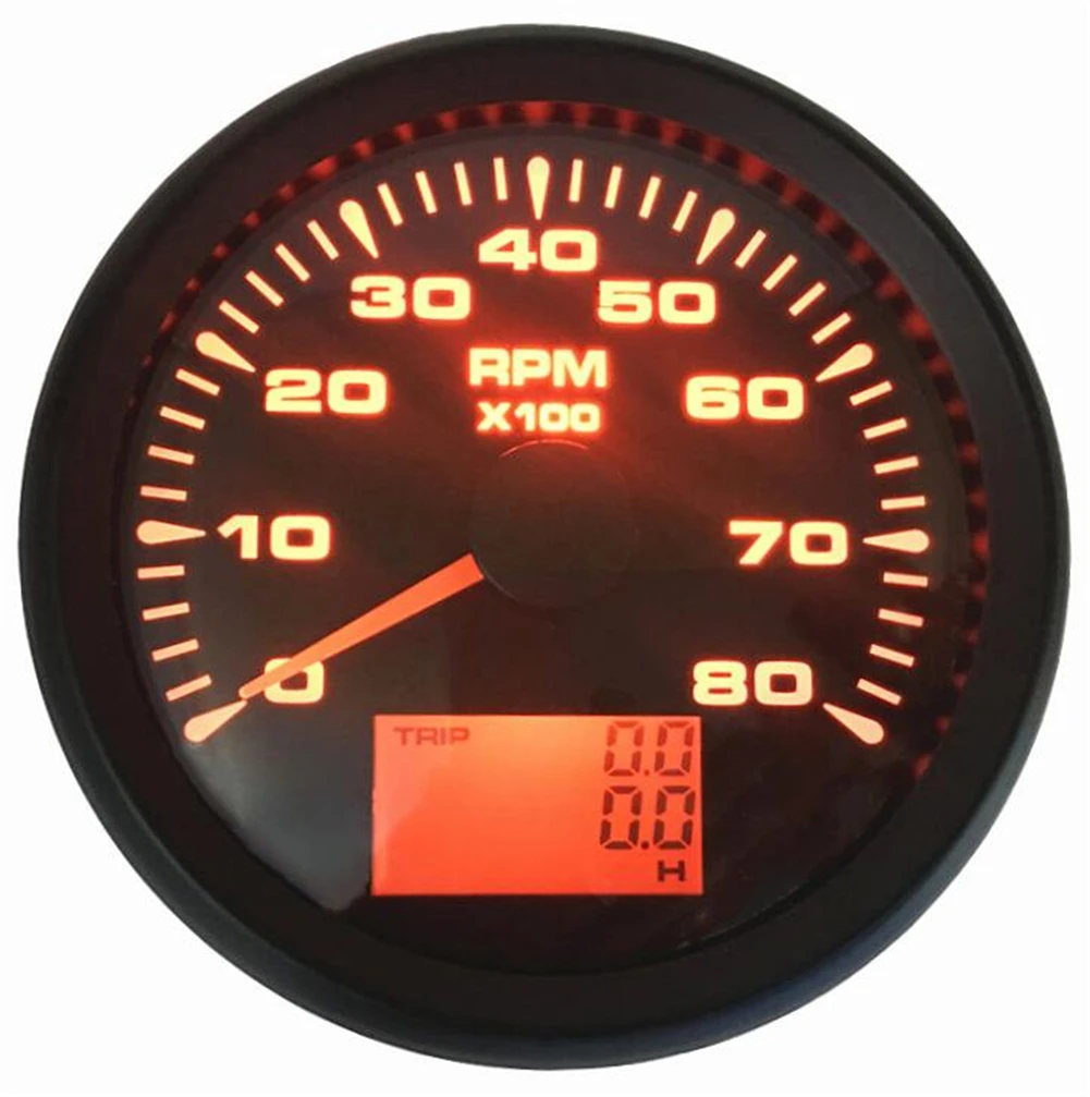 1 предмет Новинка Тип 0 8000RPM Тахометр измерительные приборы модификации 85 мм ЖК