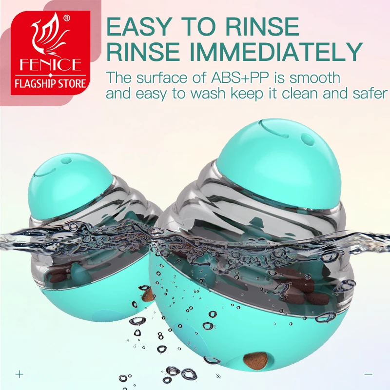 Тумблер Fenice для питомцев игрушка-мяч еды головоломка кошек и собак регулируемый