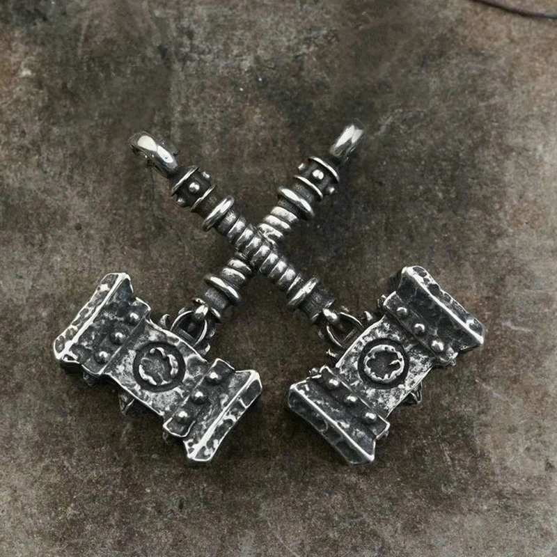 Подвеска унисекс из нержавеющей стали 316L в виде руны молота|Подвески| |