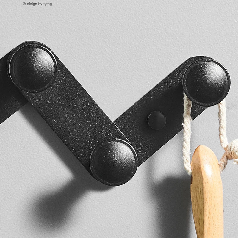 

Foldable Chain Coat Hook Punch-free Universal Retractable Hanger Decorative Hanging Gadgets for Home Office Room HE
