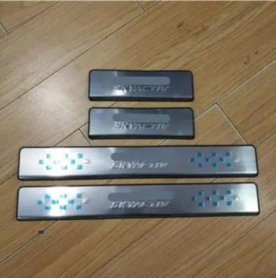 Высокое качество! Так здорово! Нержавеющая сталь порог порога двери Накладка 4 шт