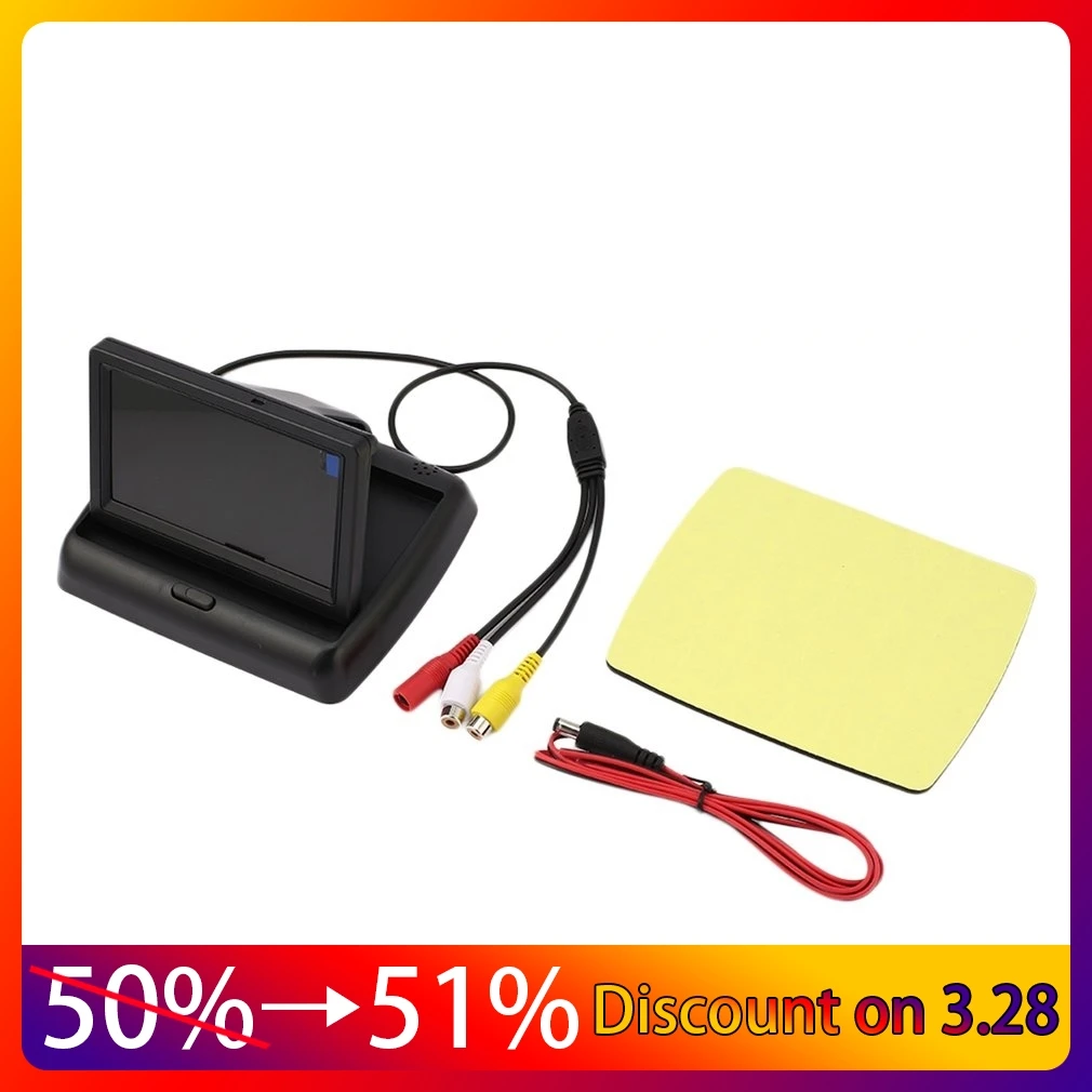 СВЕТОДИОДНЫЙ монитор комплект помощи при движении задним ходом со складным