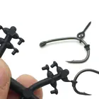 2 комплекта = 48 шт. крючок для ловли карпа, крючок для бусин, стопорный крючок, резиновые бусины для ловли волос, ограничитель, держатель для ловли карпа, рыболовные снасти