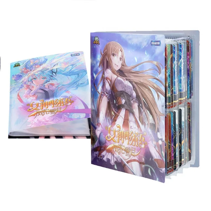 

160Pcs Holder Album Goddess Story Novelty Gift Cards Book Album Book Top loaded List Playing Cards
