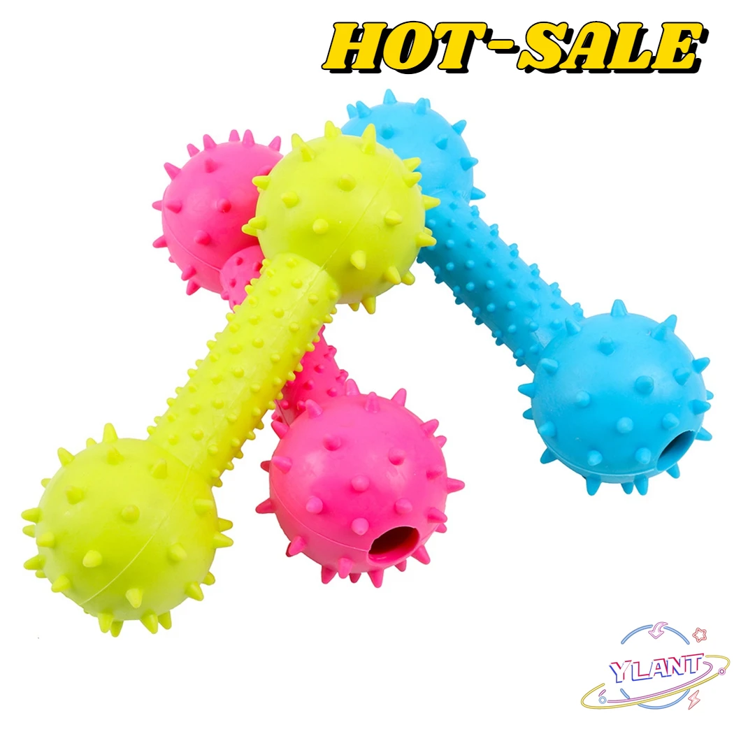 

Резиновая игрушка для дрессировки, устойчивый к укусам молар, для маленьких собак, с шипами, резиновые зубы, игрушка для питомцев, SWT