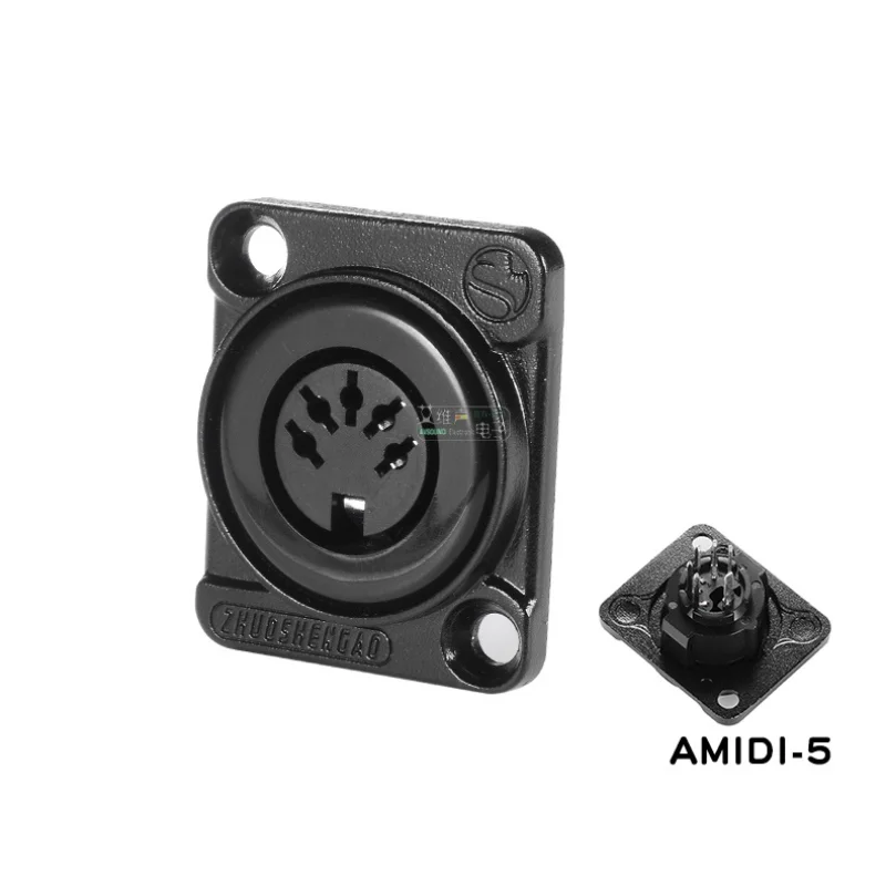 1 шт. d типа mini 5 контактный XLR Женский Разъем DIN КТВ караоке маршрутизатор