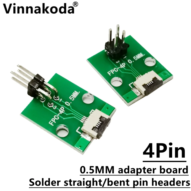 2 шт. плата адаптера FFC/FPC 0 5 мм-4P до 54 мм сварная флип-стандартная прямая и