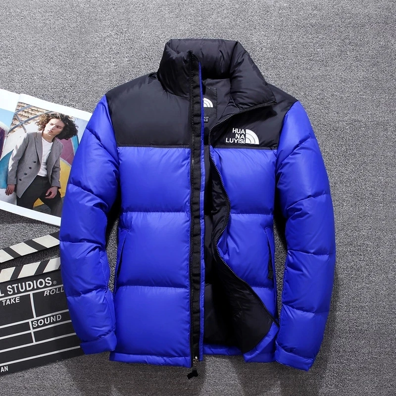 Зимняя мужская пуховая куртка парка на белом утином пуху пальто модные мужские