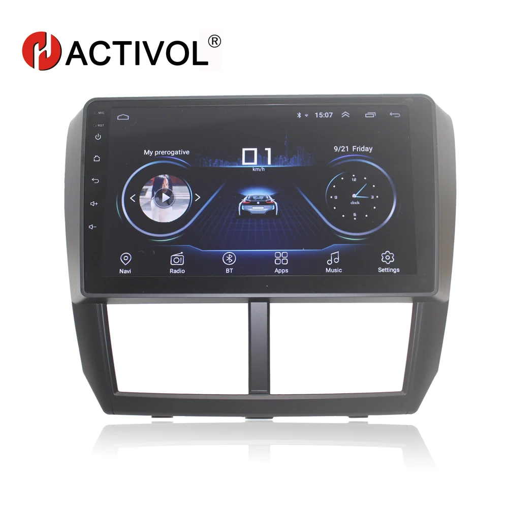 HACTIVOL четырехъядерный 2 din android 9 1 автомобильное радио для Subaru Forester Impreza 2008 2009 2010 2011