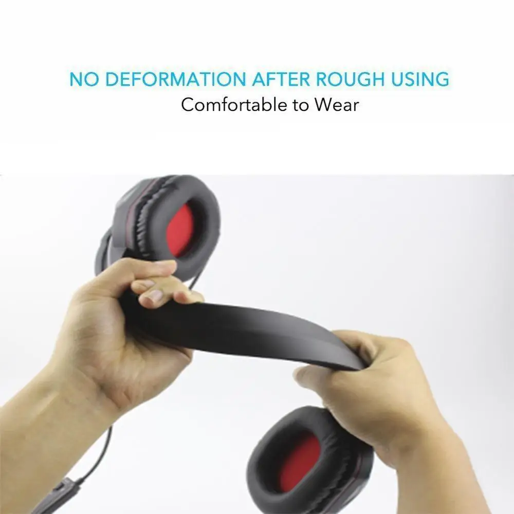 Компьютерные USB игровые Накладные наушники 3 5 мм светодиодный светильник