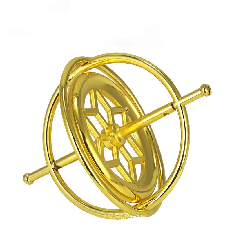 

Creative Scientific Educational Metal Finger Gyroscope Gyro Top Pressure Relieve Classic Toy Traditional Learning Toy For Kids