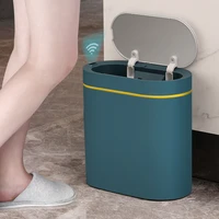 multifunctional smart sensor trash can electric waterproof bathroom trash can household cleaning tools bathroom accessories