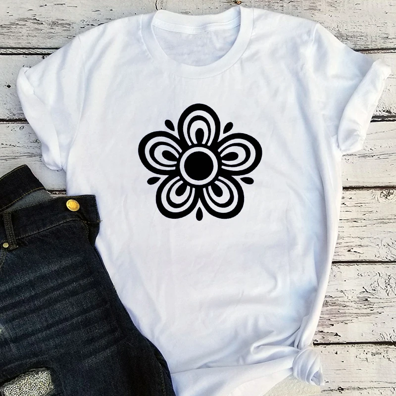 

Chrysanthemum Shirt for Women 2022 Girls Floral Shirt Clothes Women Plus Size Chrysanthemum Shirt New Flower Girl Nature Lover