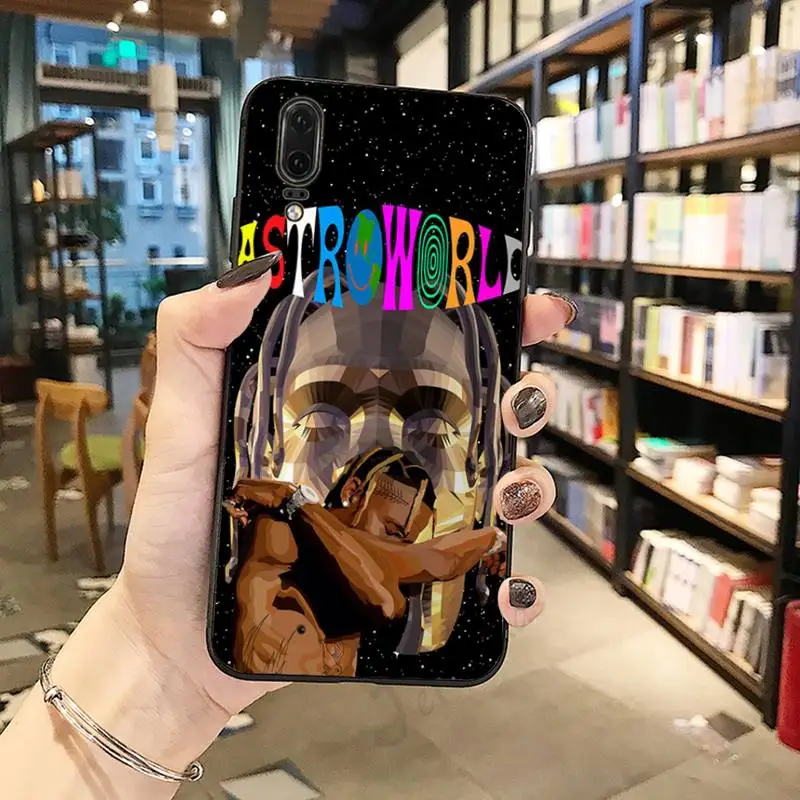 

Travis Scotts Rapper Astroworld Phone Case For Huawei honor Mate P 10 20 30 40 i 9 8 pro x Lite smart 2019 nova 5t