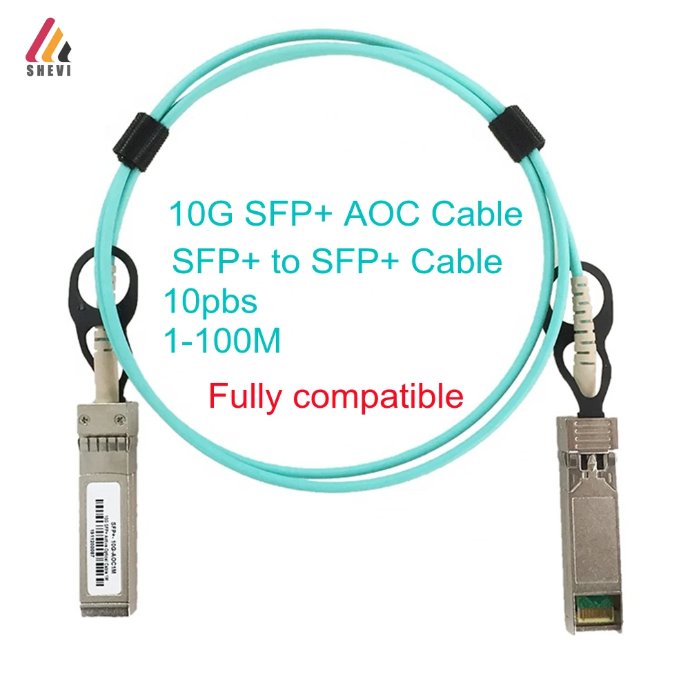 Активный оптический кабель 1-30 м OM3 Fiber 10G SFP + AOC для коммутаторов Cisco Huawei MikroTik HP Intel