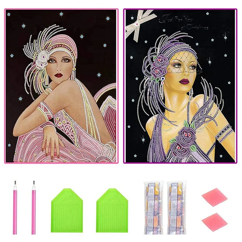 

Наборы для алмазной живописи, благородная леди, частичное сверло, стразы особой формы, алмазные бриллианты, расслабление, стресс