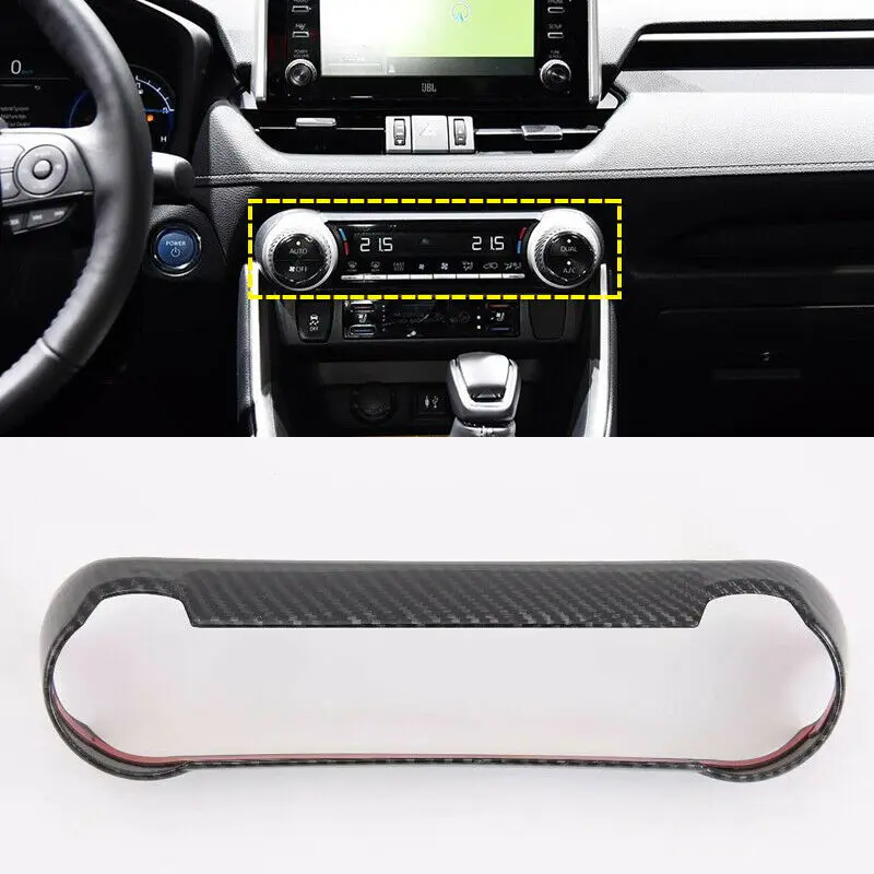

Accessories Trims Fiber Switch Trims Air Car Carbon Cover For Toyota RAV4 19-20 For Toyota RAV4 2019-2020 Interior