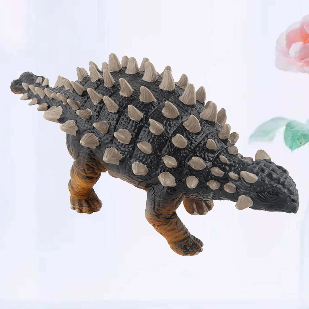 

1pc Simulation Model Jurassic Period Ankylosaurus Statue Craft (Yellow)