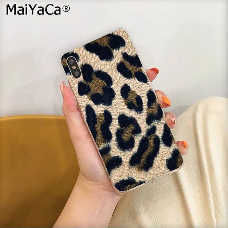

MaiYaCa Fashion Tiger Leopard Print Panther Colorful Cute phone Case for iphone SE 2020 11 pro XS MAX 8 7 6 6S Plus X 5 5S SE XR