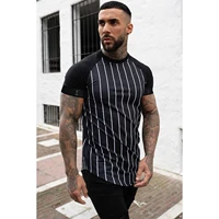 2020 new fashion hot sale top mens short sleeve 3d printed raglan sleeve t shirt street stripe clothing cool