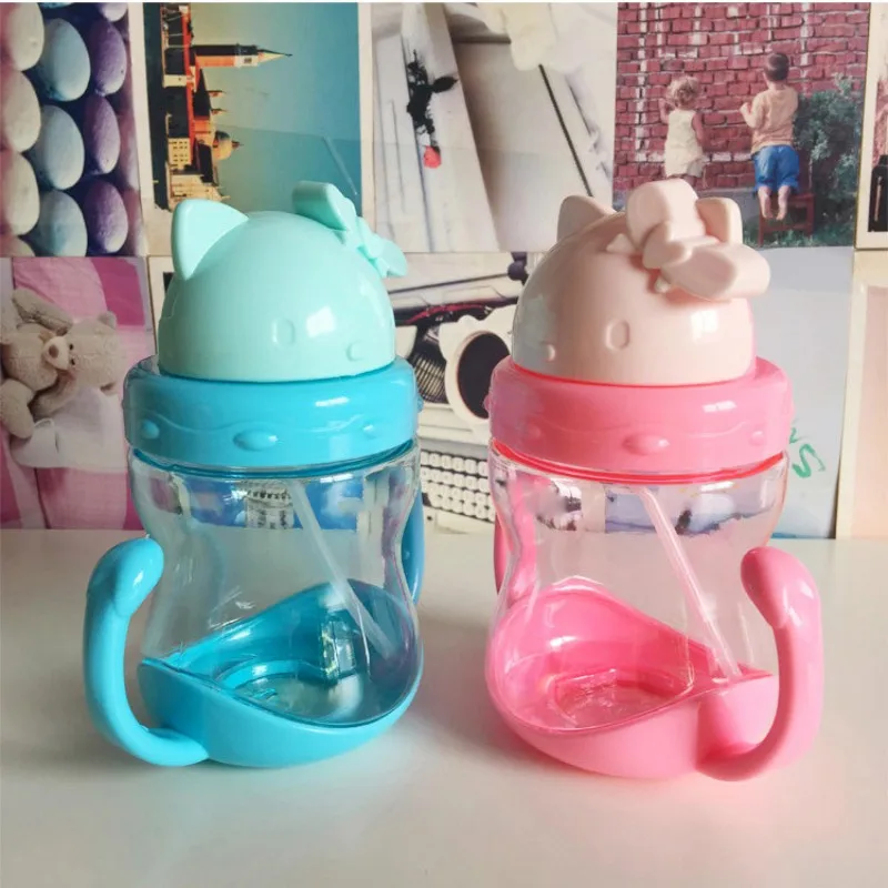 Бутылочка для питьевой воды с ручками и ремешком 350 мл|Чашки| |