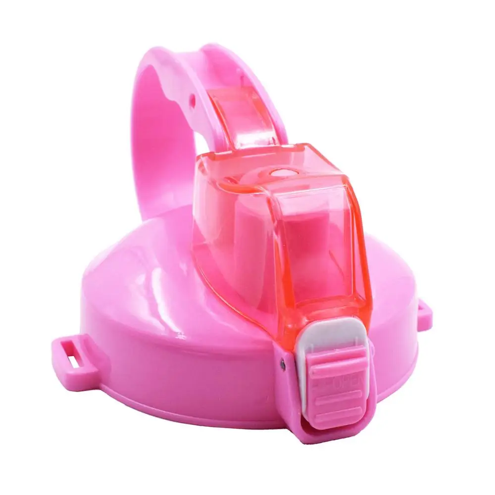 Pink BuildLife Крышка для бутылки для 2L 3.8L 64oz 128oz галлоновая бутылка с ручкой портативная Питьевая солома ежедневные бутылки - Цвет: Pink