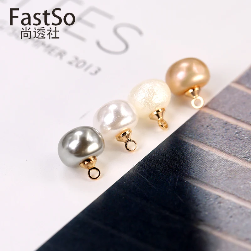 10 шт. мм жемчужные пуговицы для рубашки женские белые серые шампанские