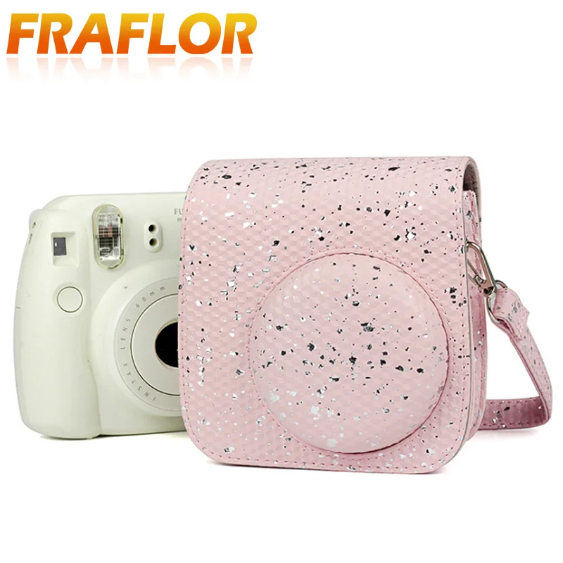 Сумка для камеры Polaroid Mini8/8 +/9 Honeycomb с ярким порошковым покрытием Волшебная цветная
