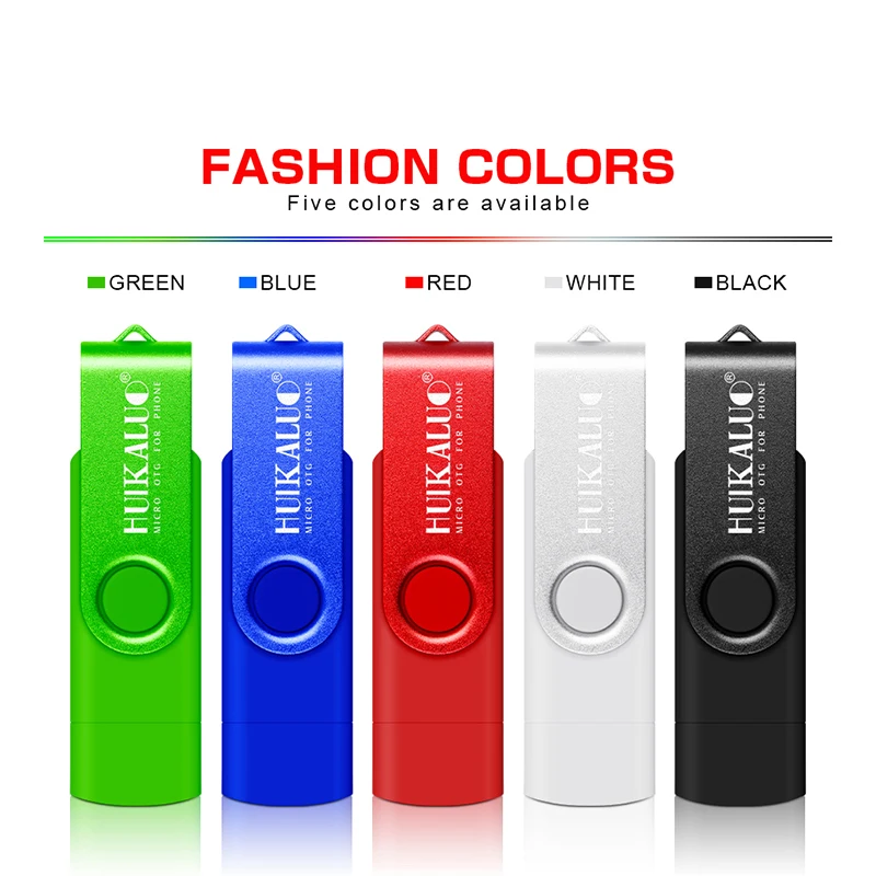 Красочный OTG USB флэш накопитель высокоскоростной Usb 2 0 128 Гб 64 ГБ 32 16 в 1 Micro карта