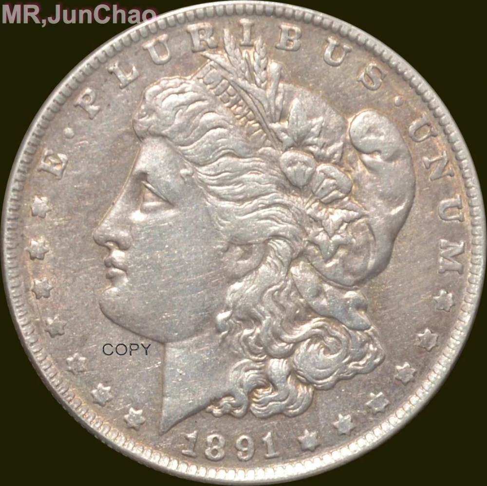 

США 1891-CC Морган один доллар 90% серебряные копии монет могут выбрать много видов для создания старого стиля
