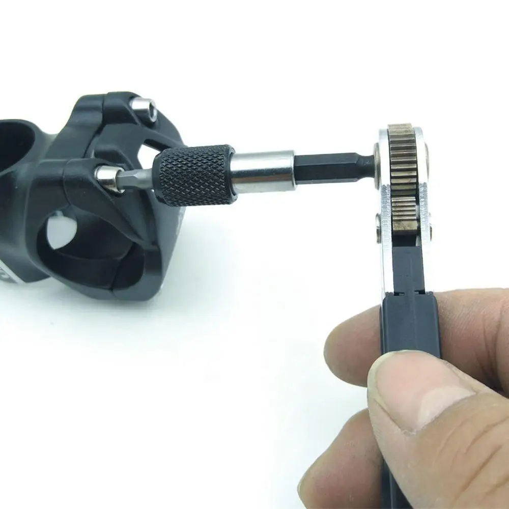 

12 In 1 Portable Mini 1/4 Quick Ratchet Socket Wrench & Screwdriver Kit Bits Set Hand Repair Tool