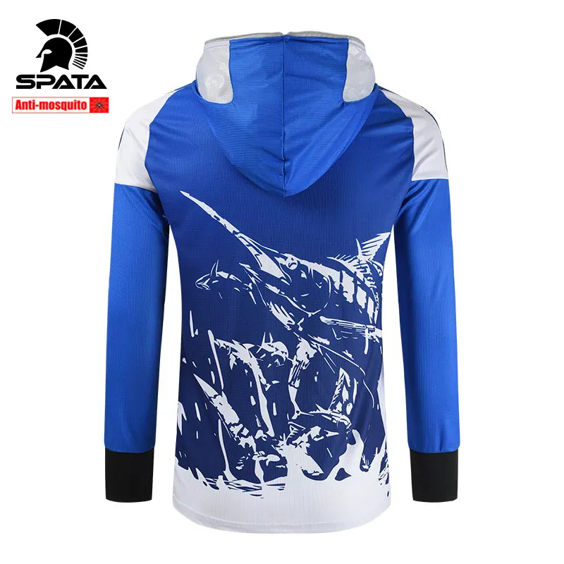 Новинка 2021 профессиональные рубашки SPATA для рыбалки с защитой от комаров дышащая