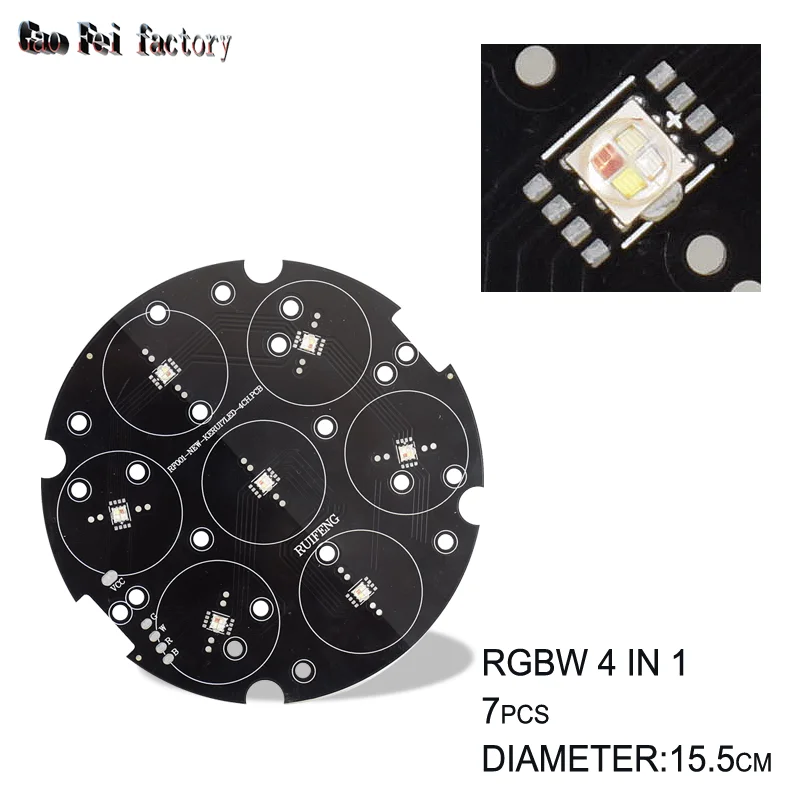 Светодиодный Par Светильник источник RGBW Перемещение Головы светодиодный s для